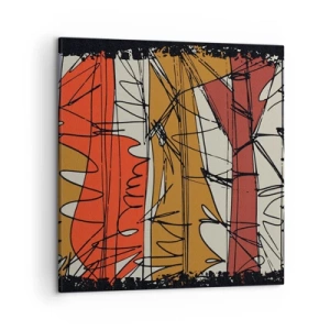 Quadro su tela - Stampe su Tela - Composizione spontanea - 50x50 cm