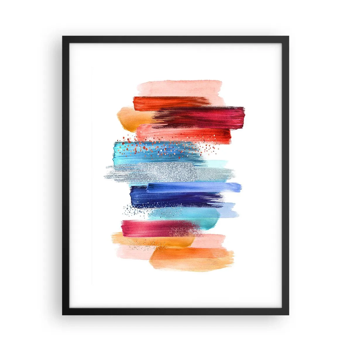 Poster in cornice nera - In alto e in basso - 40x50 cm