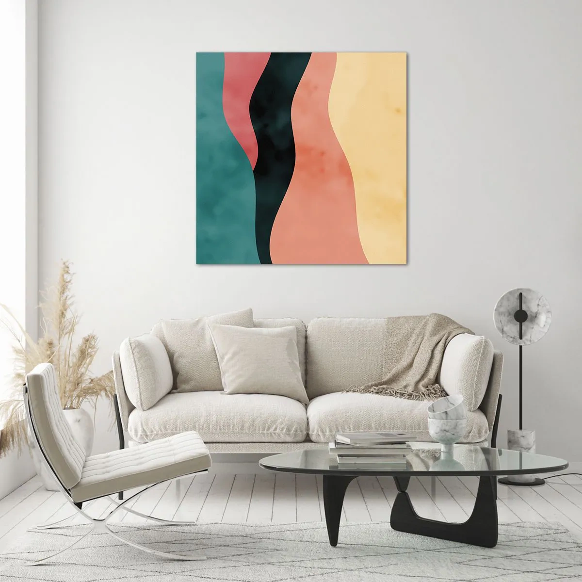 Quadro su vetro - Difformità conforme - 30x30 cm
