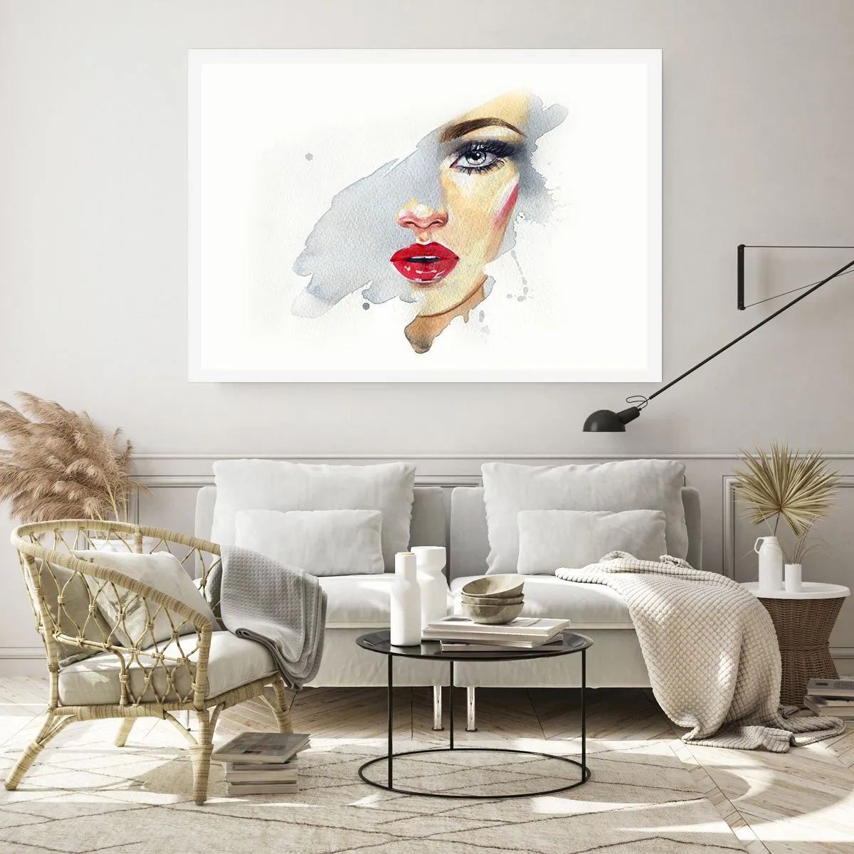 Poster - Riflesso in una goccia d'acqua - 40x30 cm