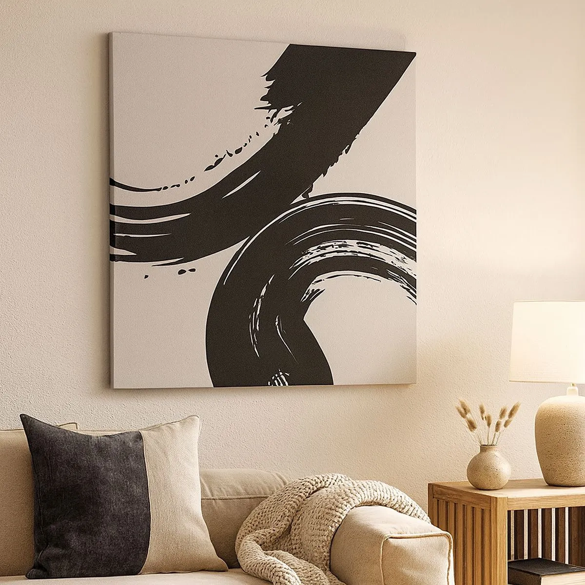 Quadro su tela - Stampe su Tela - Energico e circolare - 30x30 cm