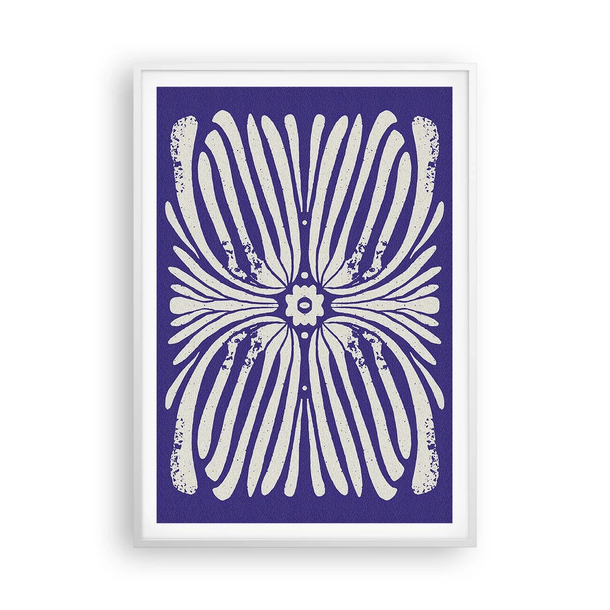 Poster in cornice bianca - Ispirazioni etniche - 70x100 cm