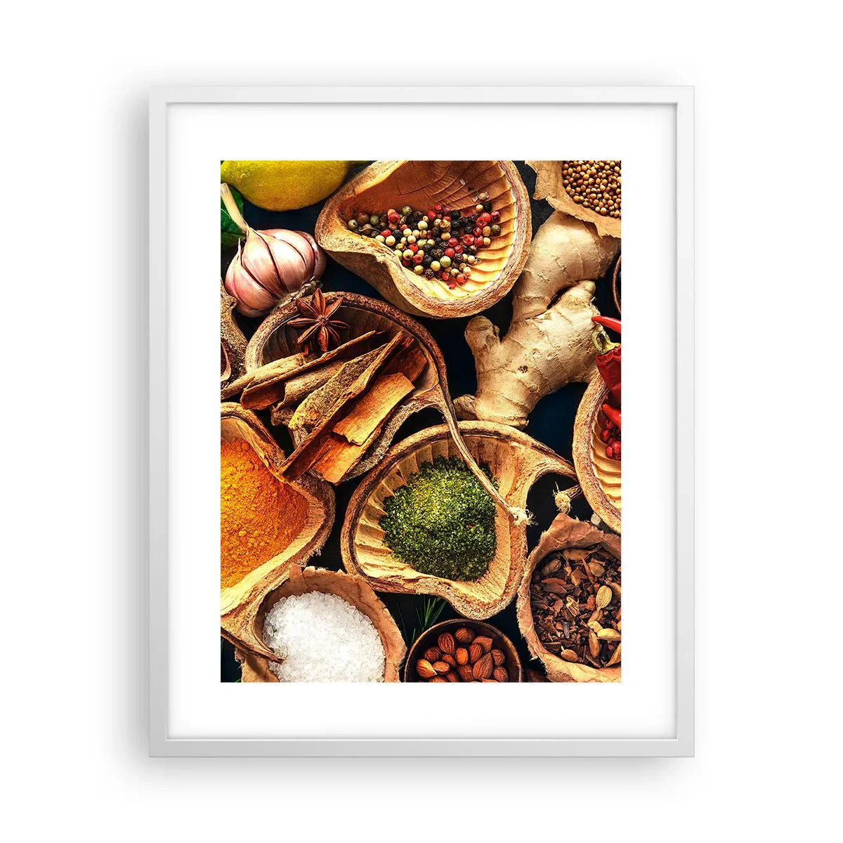 Poster in cornice bianca - Prendi quello che vuoi - 40x50 cm