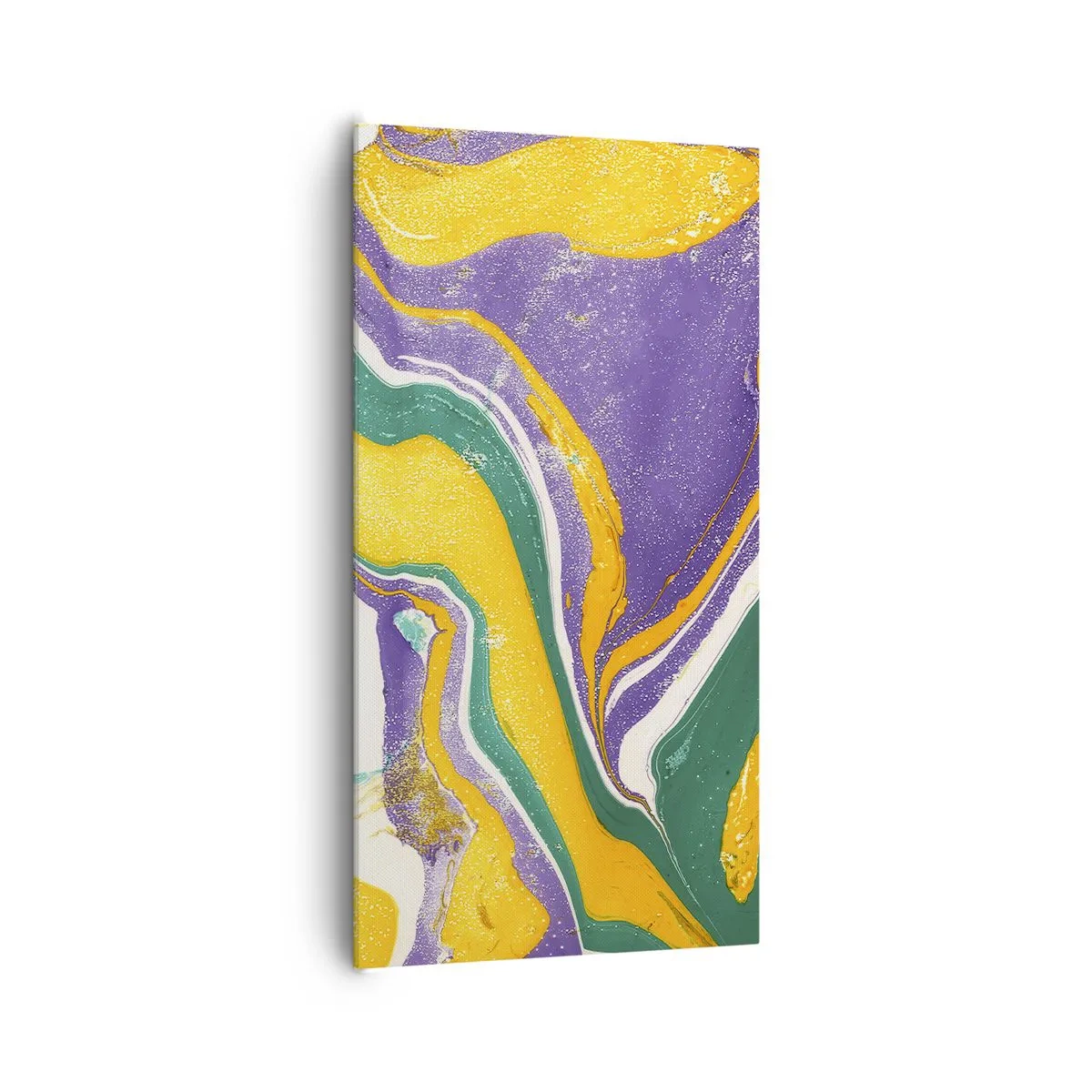 Quadro su tela - Stampe su Tela - Onde di colore - 65x120 cm