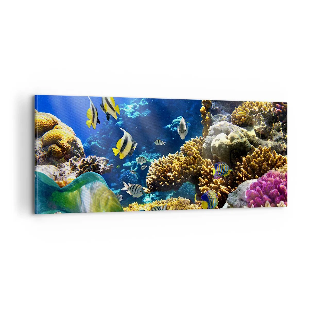Quadro su tela - Stampe su Tela - Traffico intenso sulla via delle vacanze - 100x40 cm