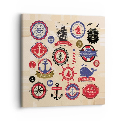 Quadro su tela - Stampe su Tela - Fratellanza di vela - 30x30 cm