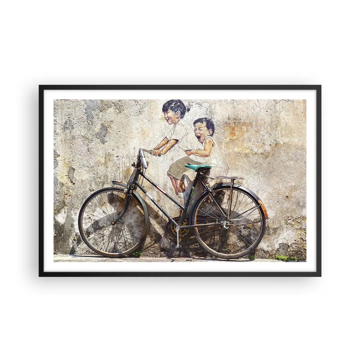 Poster in cornice nera - Vero o falso? - 91x61 cm