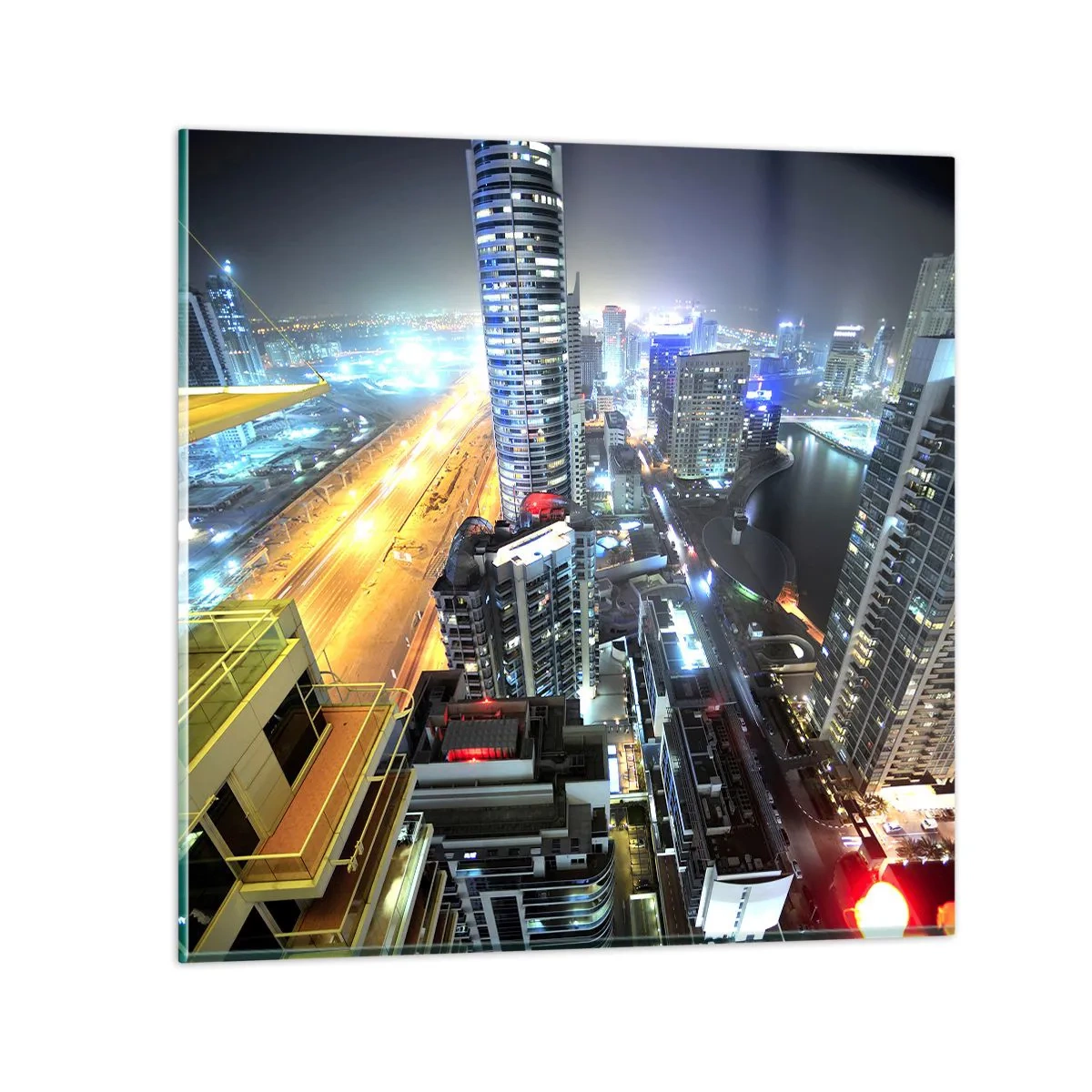 Quadro su vetro - Miracolo nel deserto - 50x50 cm