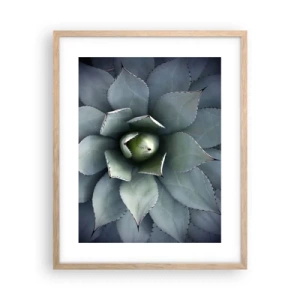 Poster in cornice rovere chiaro - Adesca e minaccia - 40x50 cm