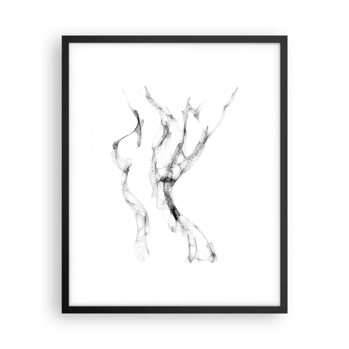 Poster in cornice nera - Bella e forte - 40x50 cm