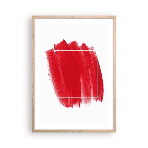 Poster in cornice rovere chiaro - Fuori dagli schemi - 50x70 cm