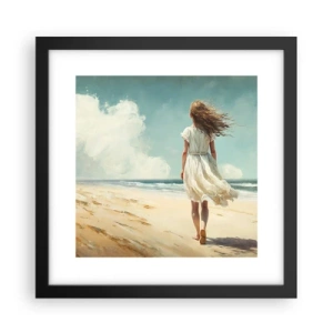 Poster in cornice nera - Dove sole e vento si incontrano - 30x30 cm