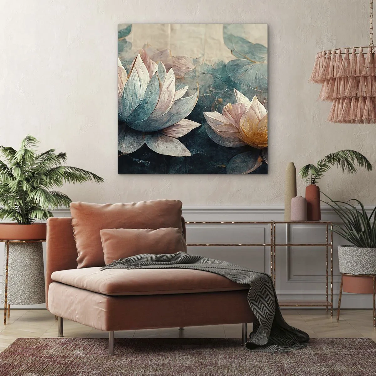 Quadro su tela - Stampe su Tela - Le stelle del lago - 60x60 cm