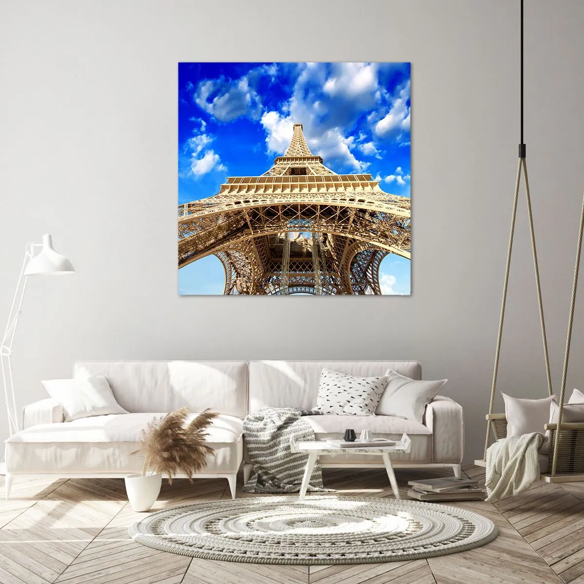 Quadro su tela - Stampe su Tela - Toccare il cielo e le nuvole - 50x50 cm