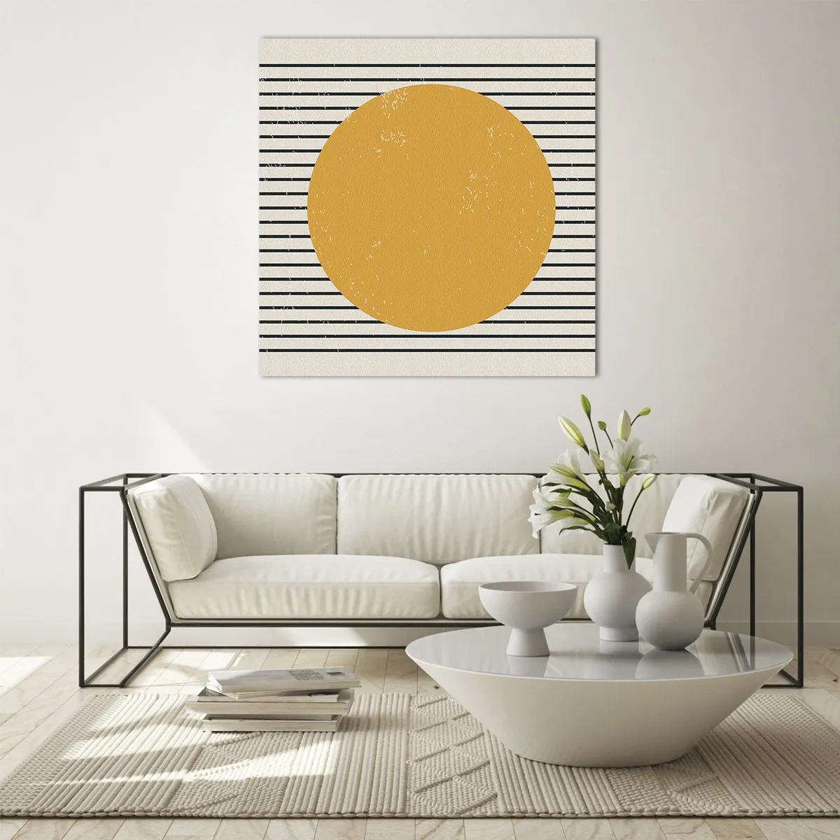 Quadro su vetro - La forza della semplicità - 70x70 cm