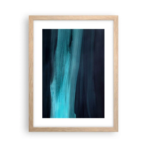 Poster in cornice rovere chiaro - Seguendo la corrente - 30x40 cm