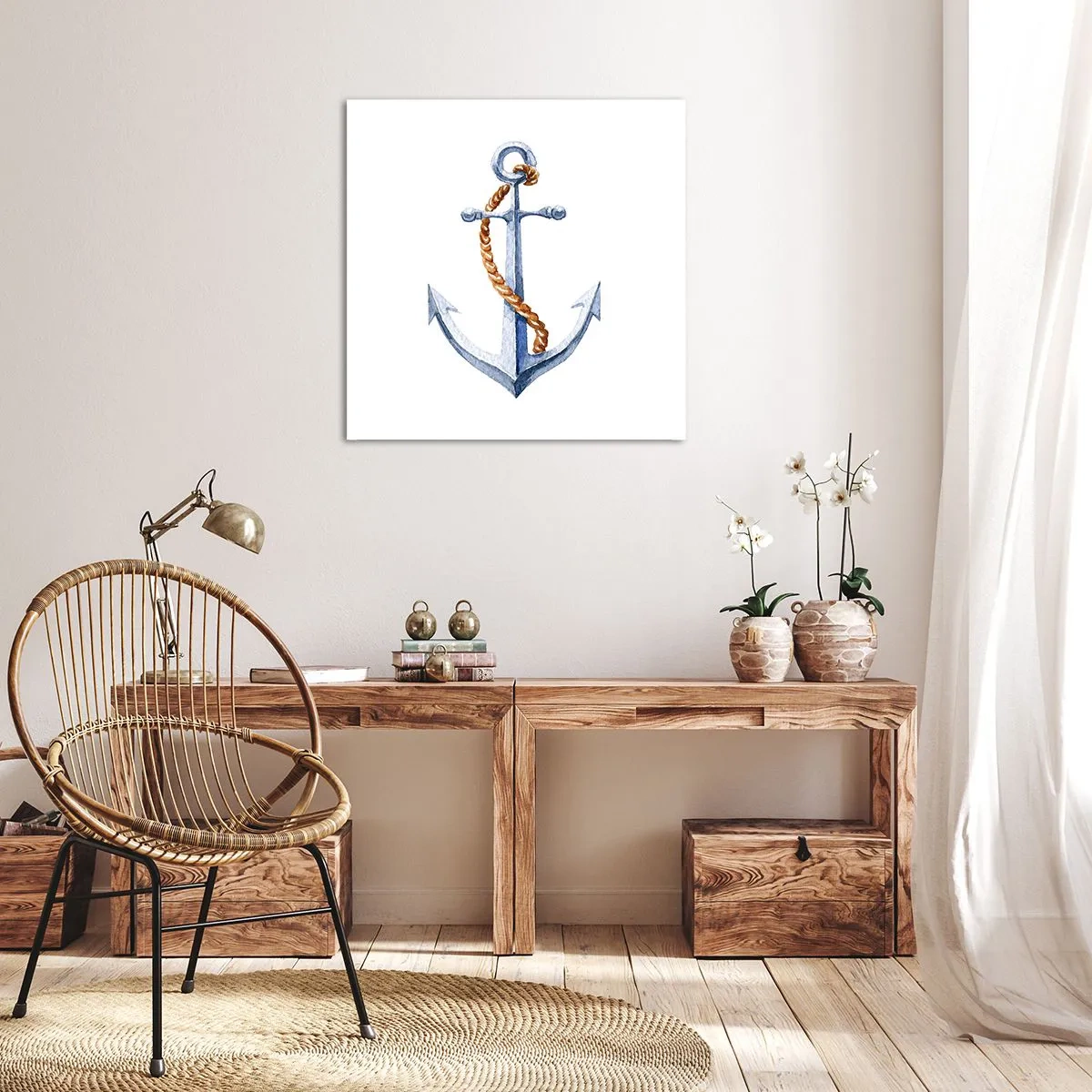 Quadro su tela - Stampe su Tela - Benvenuta avventura! - 30x30 cm