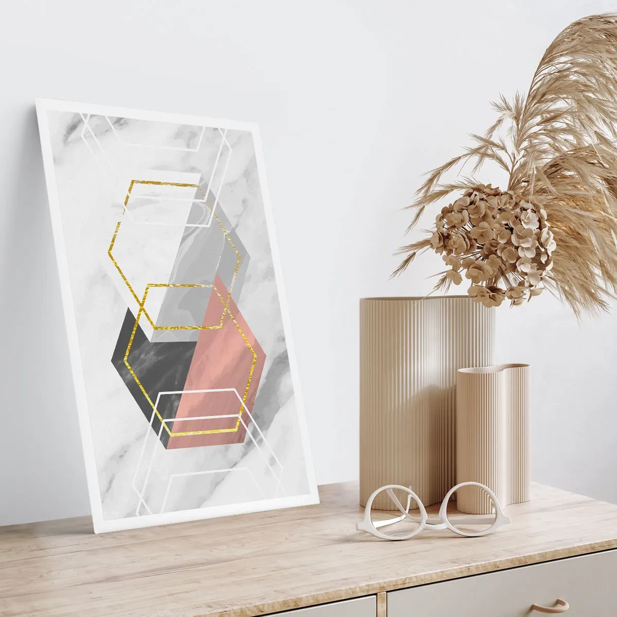 Poster - Composizione a catena - 70x100 cm