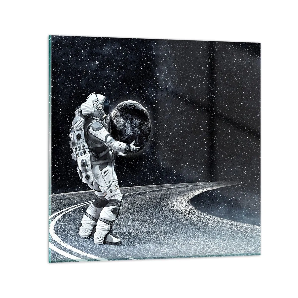 Quadro su vetro - Sulla Via Lattea - 60x60 cm