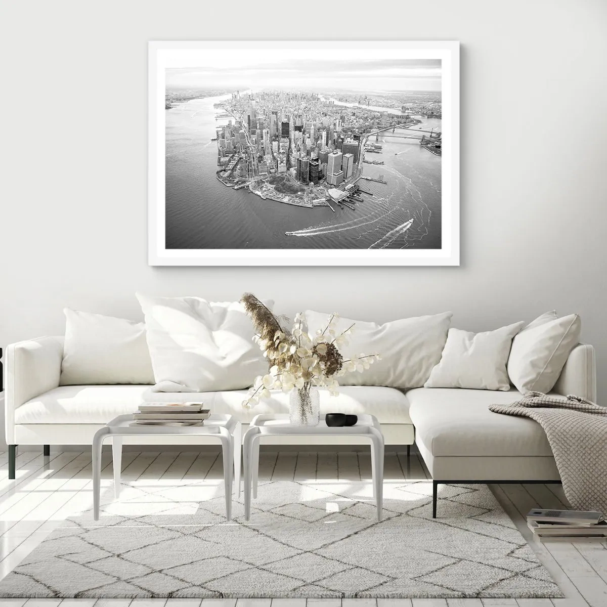 Poster in cornice bianca - Come non amarla? - 40x30 cm