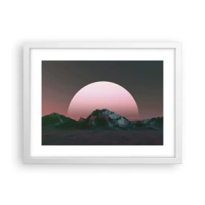 Poster in cornice bianca - Nella galassia accanto - 40x30 cm