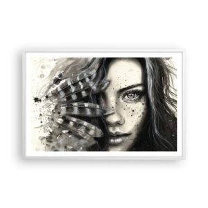 Poster in cornice bianca - Bellezza selvaggia - 91x61 cm