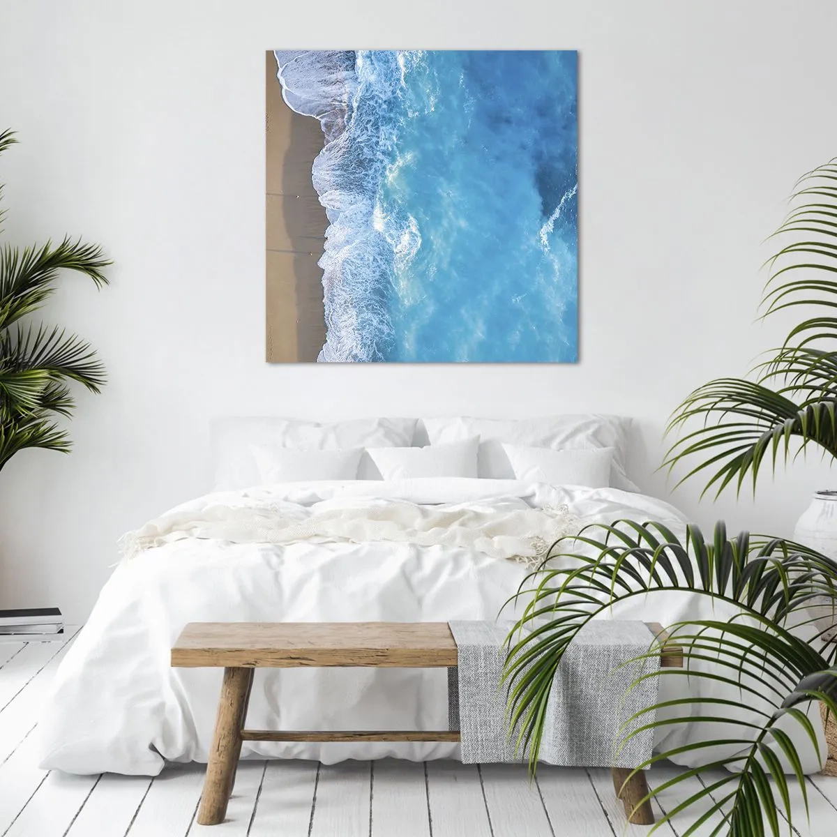 Quadro su tela - Stampe su Tela - La forza del blu - 50x50 cm