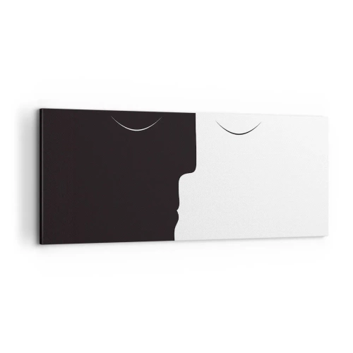 Quadro su tela - Stampe su Tela - Unità degli opposti - 100x40 cm