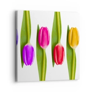 Quadro su tela - Stampe su Tela - Composizione arcobaleno - 40x40 cm