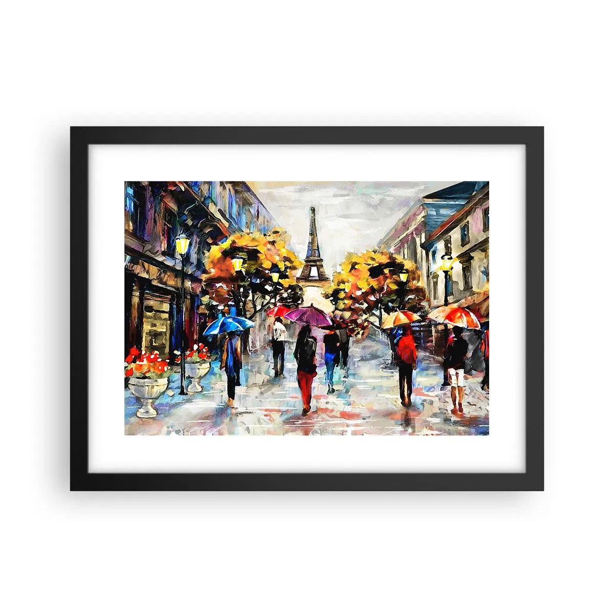 Poster in cornice nera - Bella soprattutto d'autunno - 40x30 cm