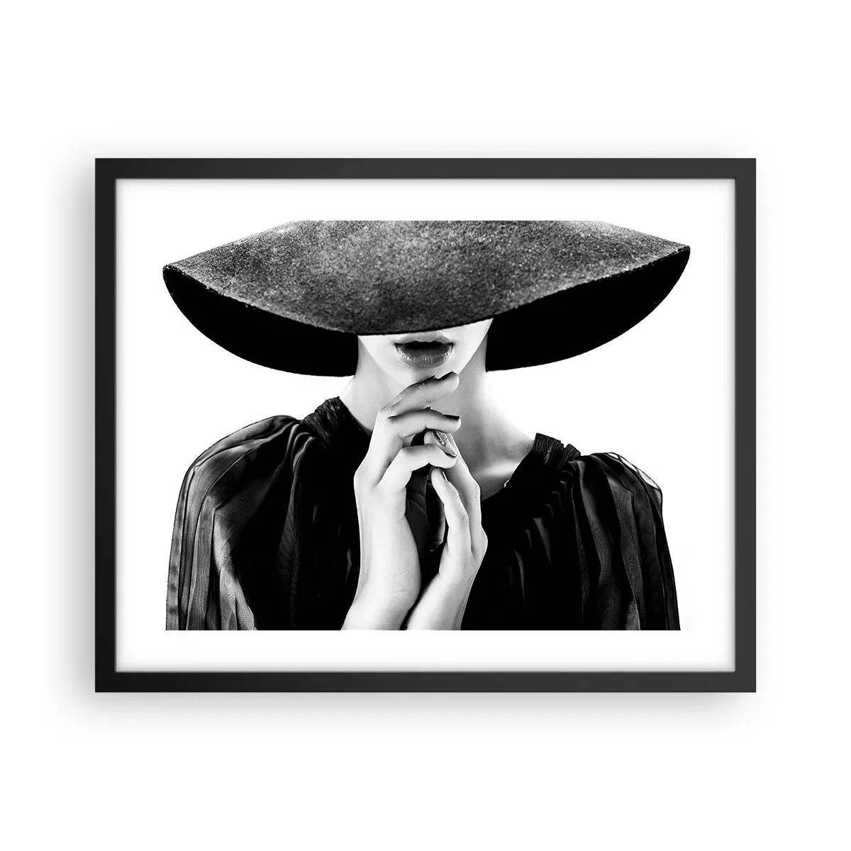 Poster in cornice nera - Bellezza celata - 50x40 cm