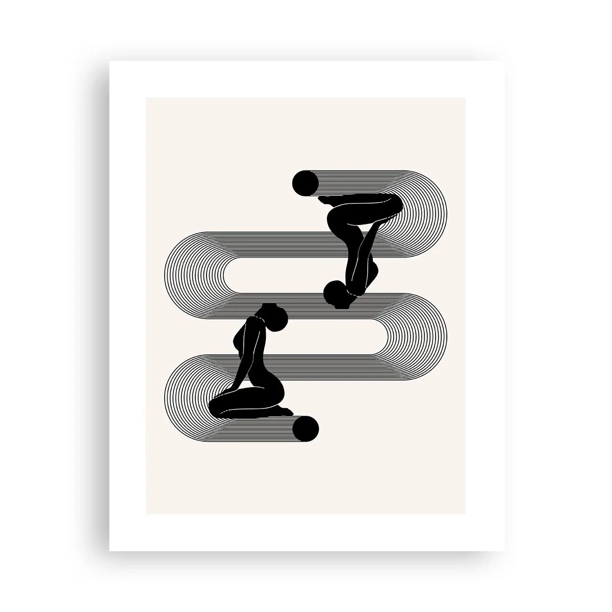 Poster - Simmetria sensuale - 40x50 cm