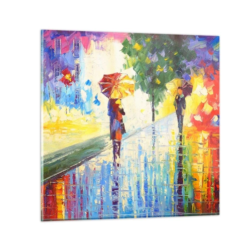 Quadro su vetro - E tutto è chiaro - 70x70 cm