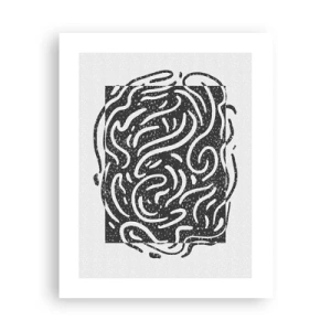 Poster - Astrazione: la danza della gioia - 40x50 cm