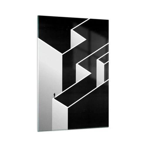 Quadro su vetro - Solitudine al vertice - 70x100 cm