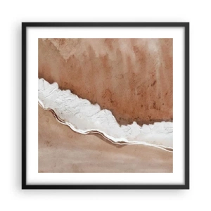 Poster in cornice nera - Nei colori della terra - 50x50 cm