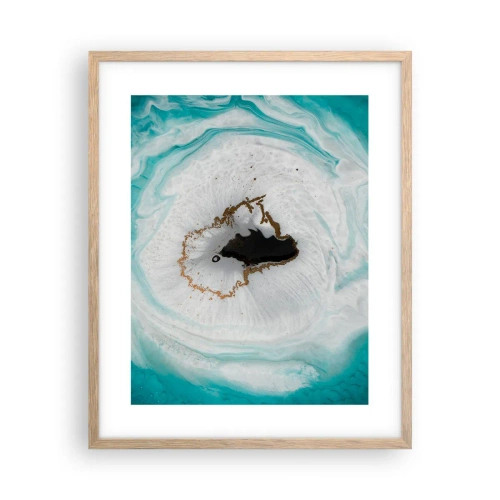 Poster in cornice rovere chiaro - Penetrare all'interno - 40x50 cm