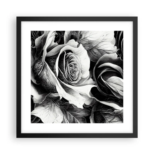 Poster in cornice nera - Sempre regina - 40x40 cm