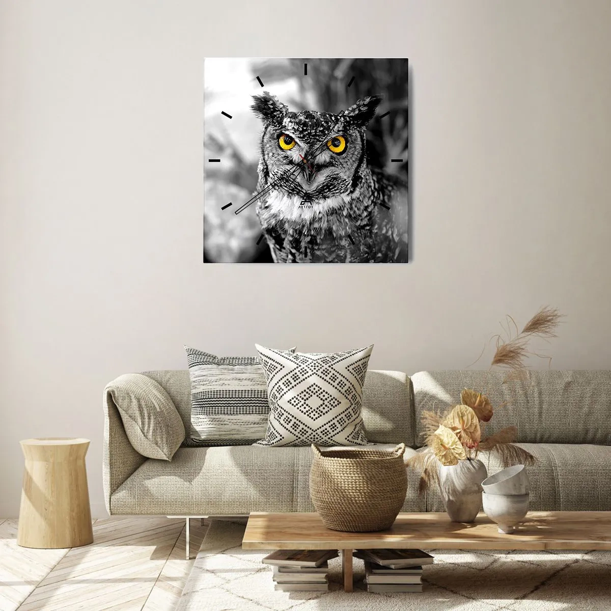 Orologio da parete - Orologio in Vetro - Non si può nascondere niente - 30x30 cm