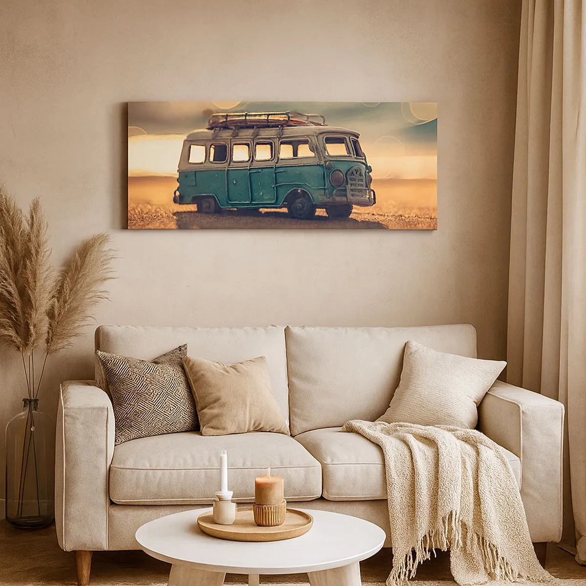 Quadro su tela - Stampe su Tela - La fine degli idoli: denaro e lavoro - 100x40 cm