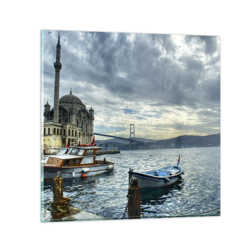 Quadro su vetro - Ai confini dei mondi - 60x60 cm