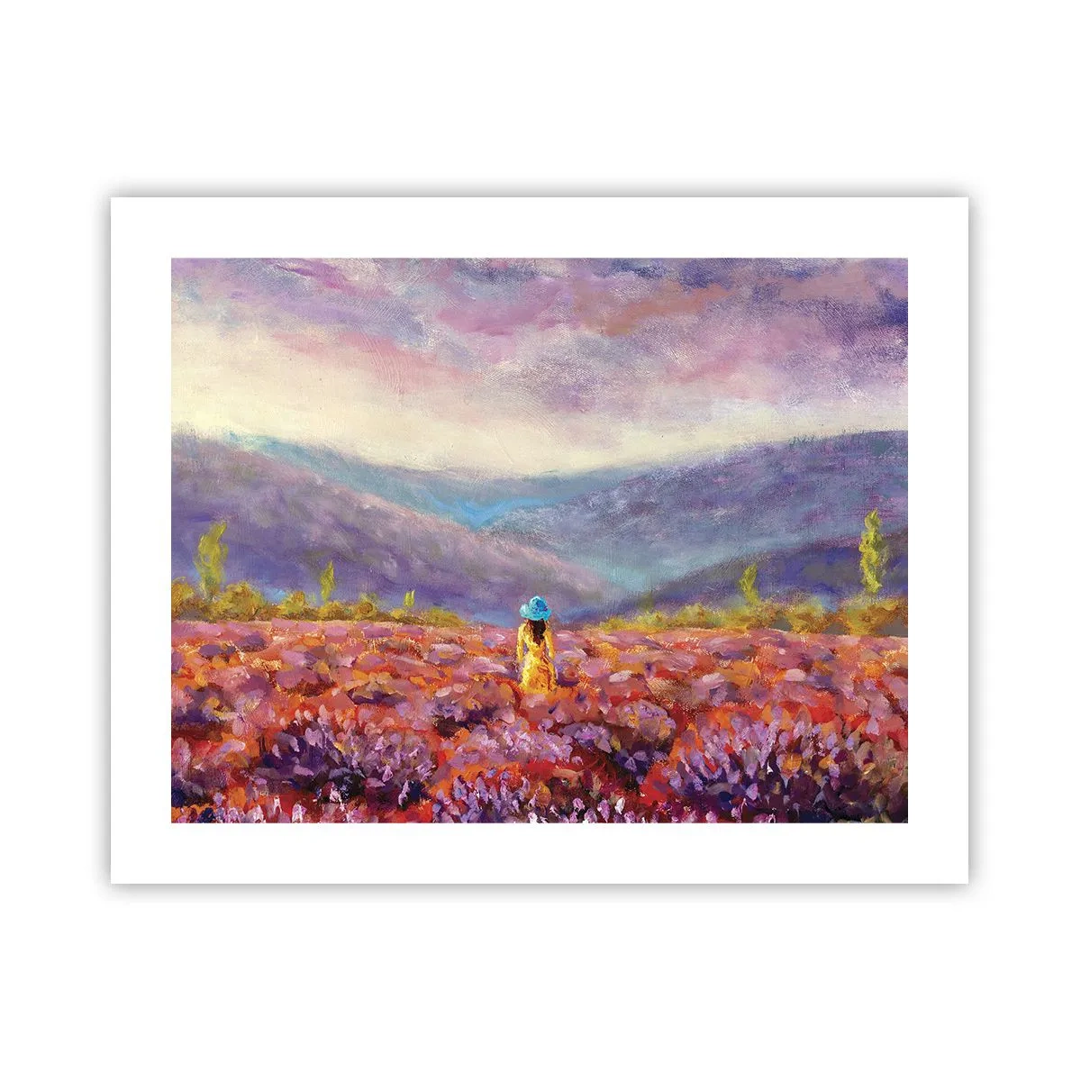 Poster - Nel mondo di lavanda - 50x40 cm