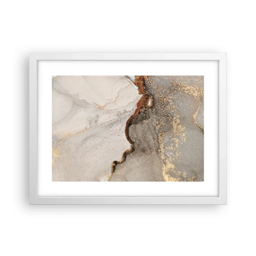 Poster in cornice bianca - Ai confini del colore - 40x30 cm