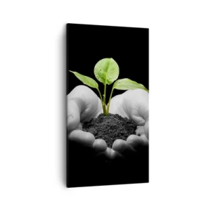 Quadro su tela - Stampe su Tela - Amo la natura, la proteggo - 45x80 cm