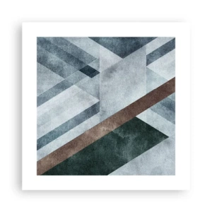 Poster - La ricercata eleganza della geometria - 40x40 cm