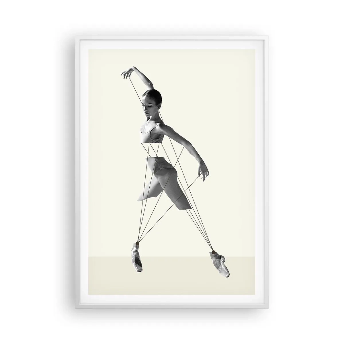 Poster in cornice bianca - Nel teatro del mondo - 70x100 cm