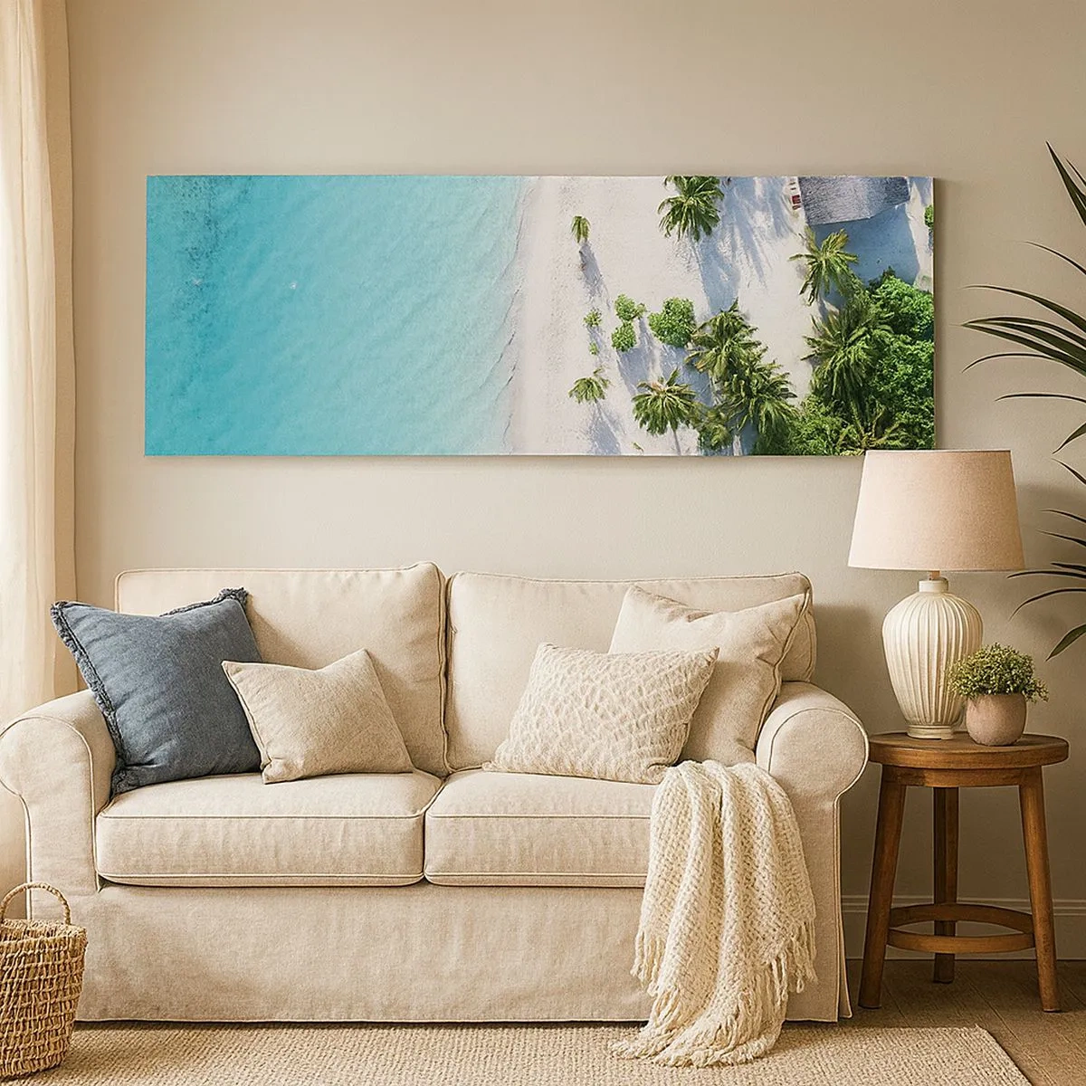 Quadro su tela - Stampe su Tela - Vacanze in paradiso - 100x40 cm