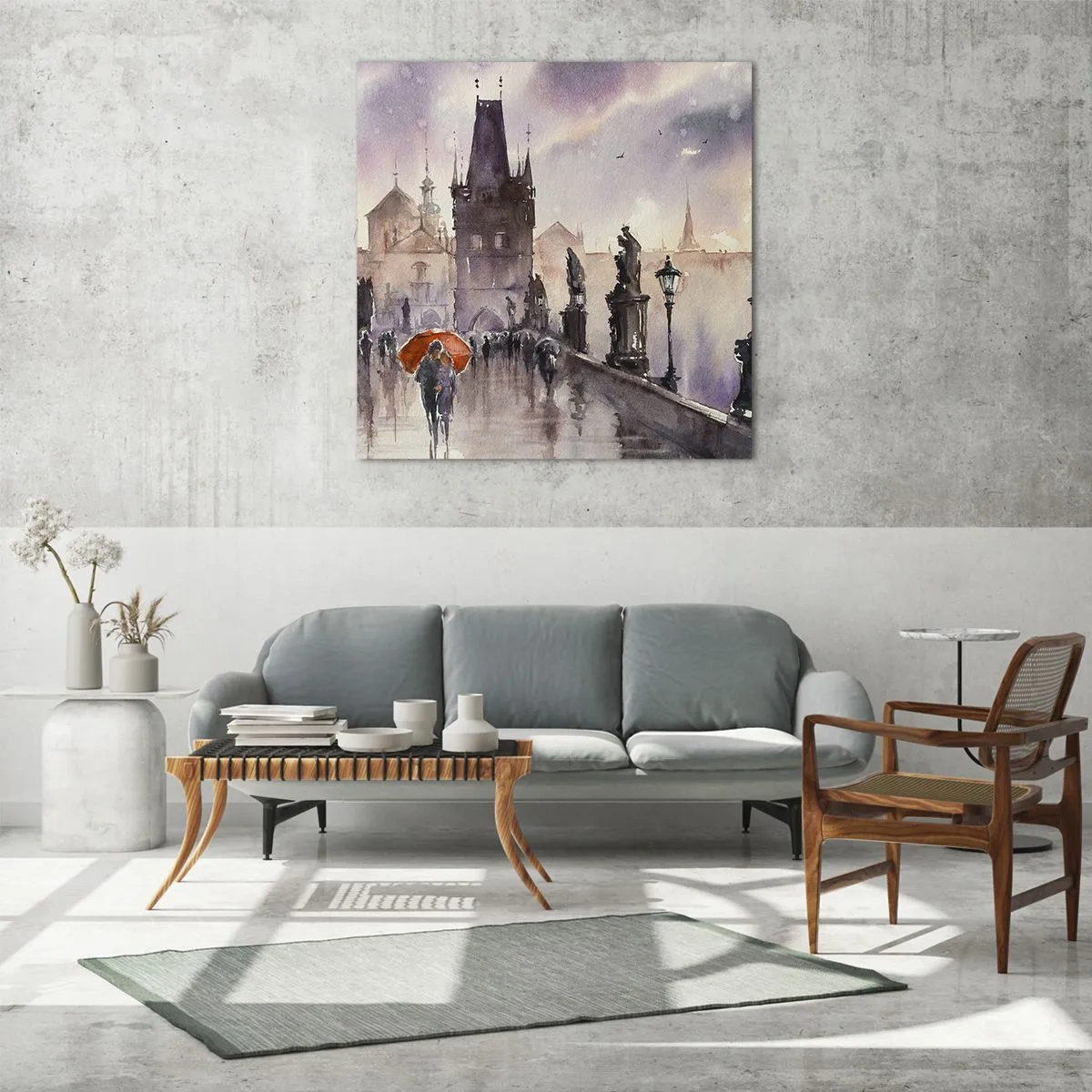 Quadro su vetro - Le persone non cambiano - 40x40 cm