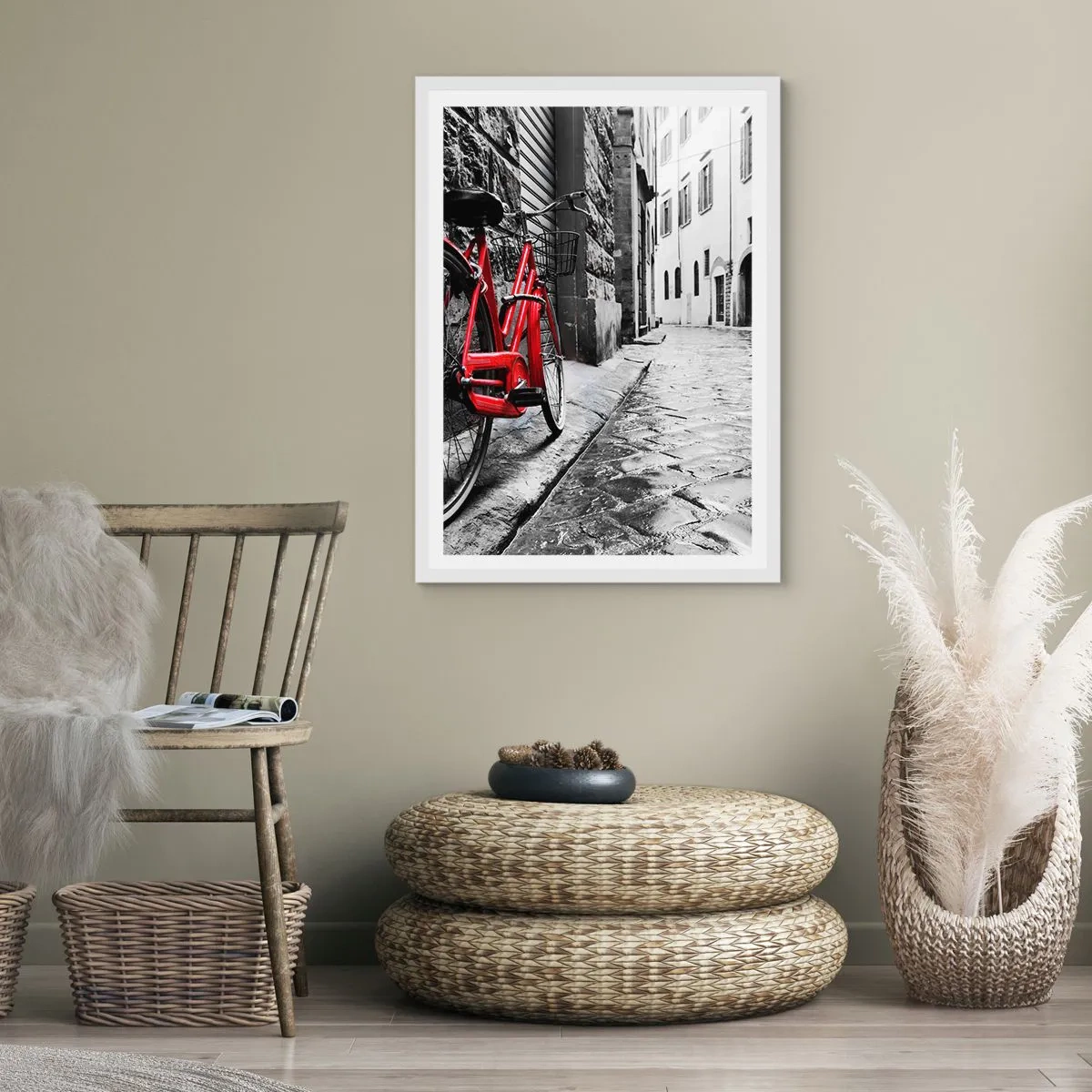 Poster in cornice bianca - La vera bellezza non invecchia - 70x100 cm