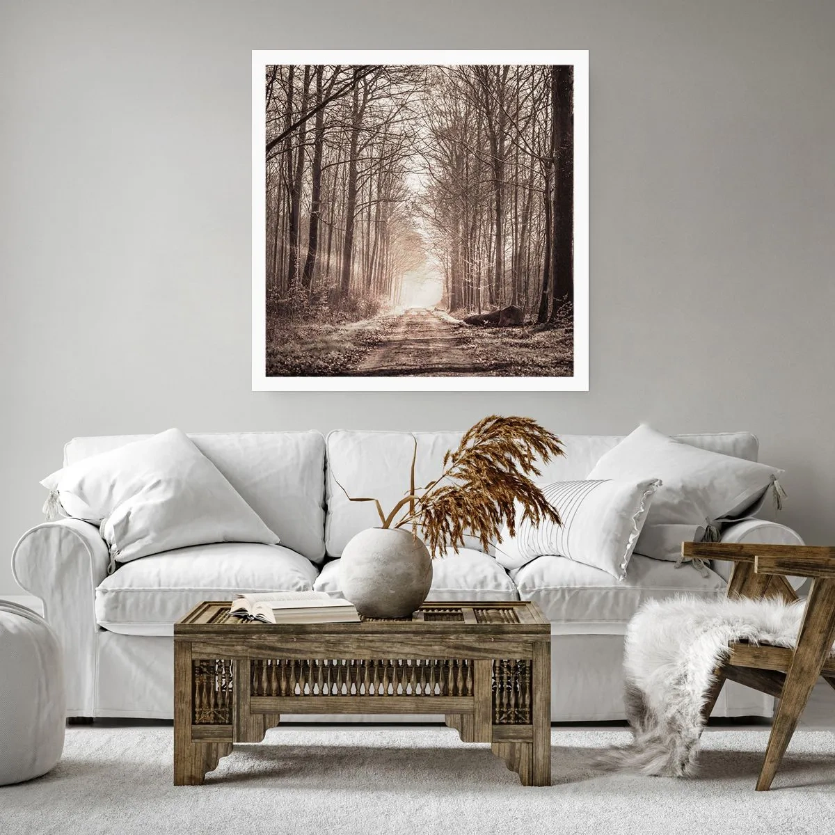 Poster - La cattedrale del bosco - 30x30 cm